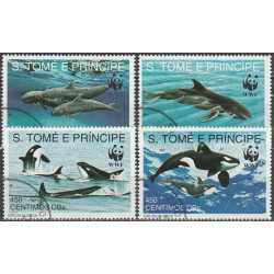 San Tomės ir Prinsipės pašto ženklai (1992). Jūriniai žinduoliai