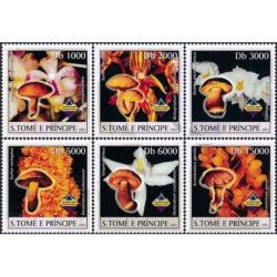 Sao Tome and Principe stamps (2003) for sale. Mushrooms