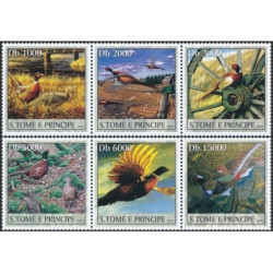 San Tomės ir Prinsipės pašto ženklai (2003). Fazanai