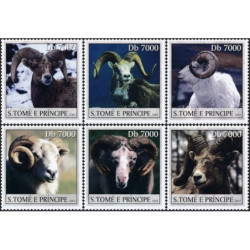 Sao Tome and Principe stamps (2003) for sale. Goats