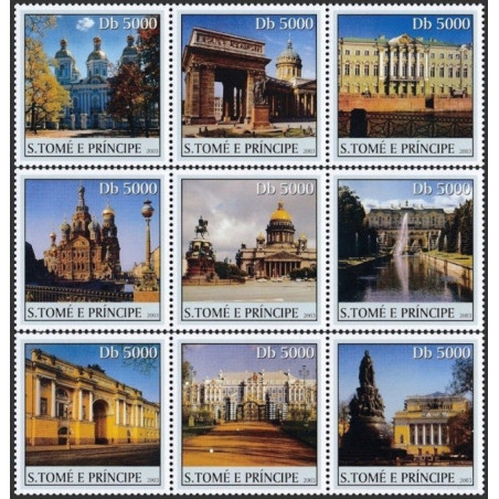 Sao Tome and Principe 2003. Architecture in Saint Petersburg