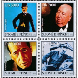 San Tomės ir Prinsipės pašto ženklai (2004). Kino žvaigždės