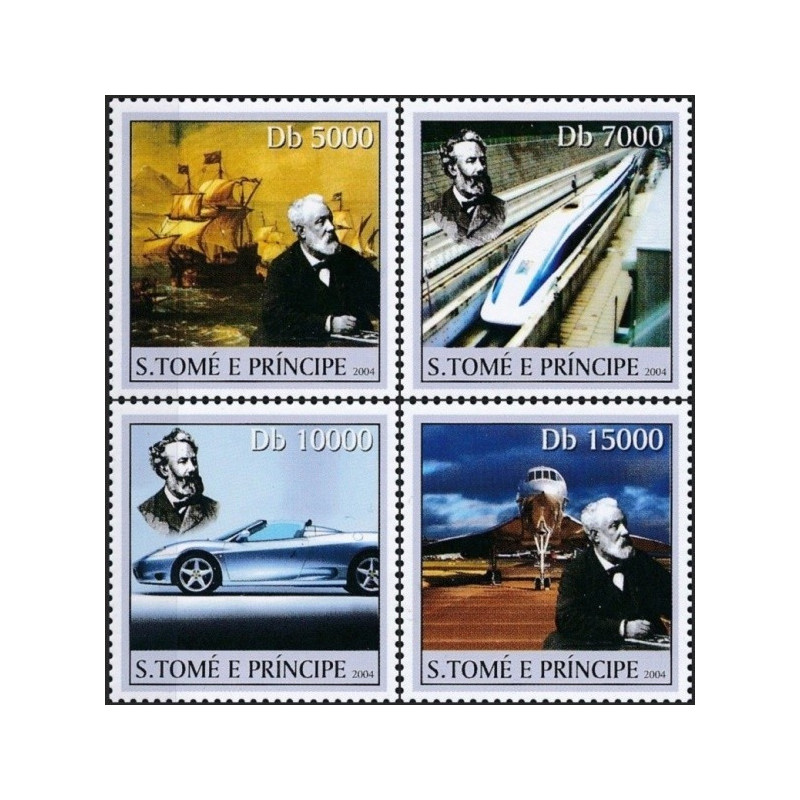Sao Tome and Principe stamps (2004) for sale. Transport