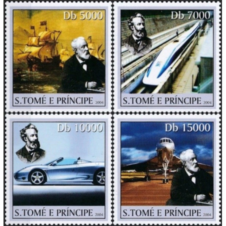 Sao Tome and Principe stamps (2004) for sale. Transport