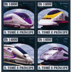 San Tomės ir Prinsipės pašto ženklai (2006). Greitieji traukiniai
