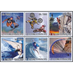 San Tomės ir Prinsipės pašto ženklai (2007). Ekstremalus sportas