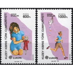Turkų Kipro pašto ženklai (1989). Vaikų žaidimai