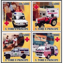 Sao Tome and Principe stamps (2008) for sale. African Ambulances