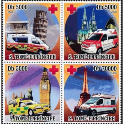 Sao Tome and Principe stamps (2008) for sale. European Ambulances
