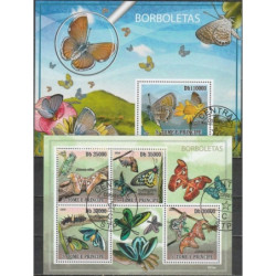 Sao Tome and Principe stamps (2009) for sale. Butterflies