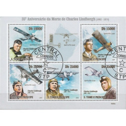 San Tomės ir Prinsipės pašto ženklai (2009). Aviacijos istorija