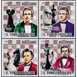 Sao Tome and Principe 2009. Paul Morphy (American chess player)