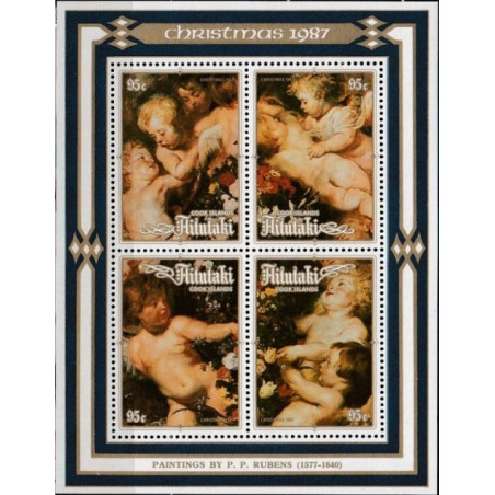 Aitutaki stamps (1987) for sale. Christmas (Rubens paintings)