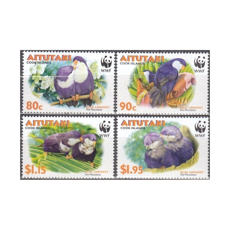 Aitutaki stamps (2002) for sale. Birds