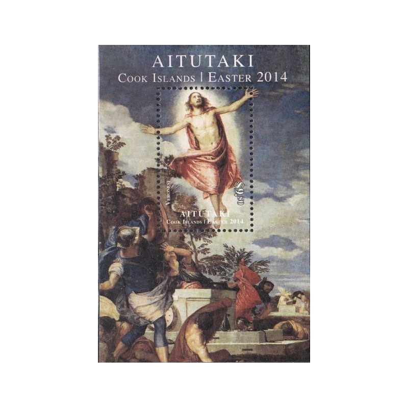 Aitutakio pašto ženklai (2014). Velykos (Veronese paveikslas)