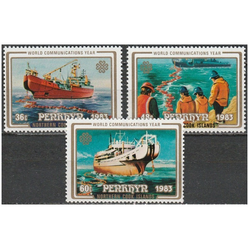 Penrino pašto ženklai (1983). Ryšiai Ramiajame vandenyne, laivai