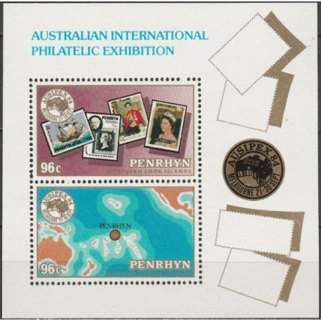 Penrhyn stamps (1984) for sale. Philatelic exhibitions