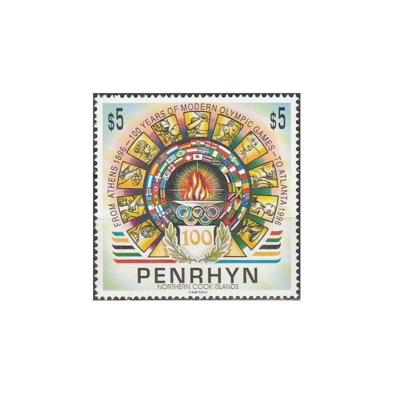 Penrhyn 1996. Summer Olympic Games Atlanta (centenary modern Olympic Games)
