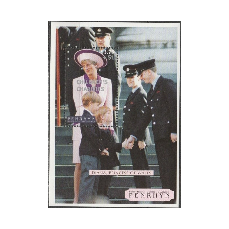 Penrhyn stamps (1998) for sale. Diana, Princess of Wales