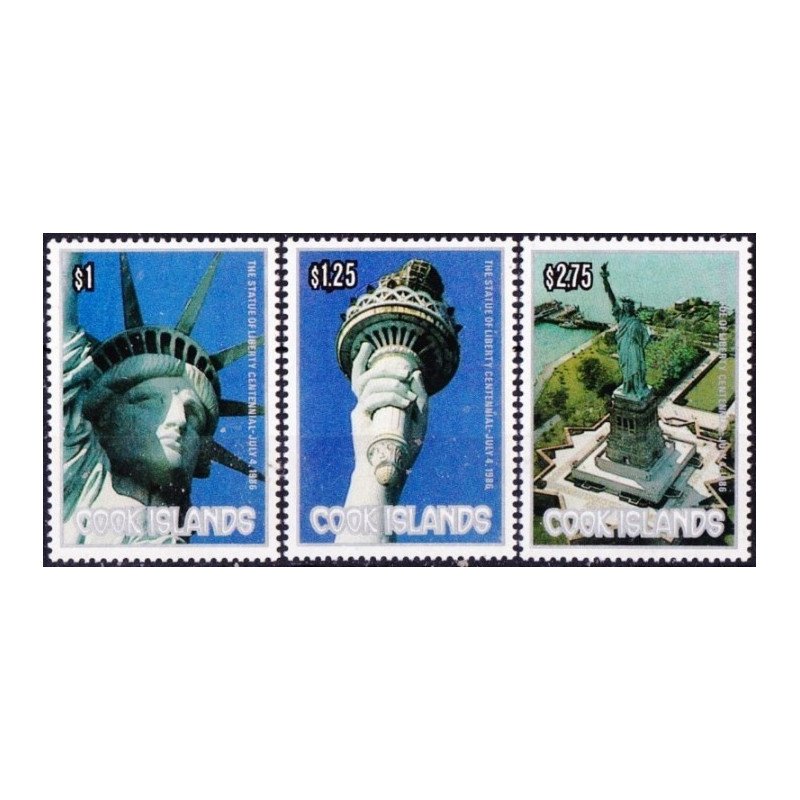 Cook Islands 1986. Centenary Statue of Liberty in New York
