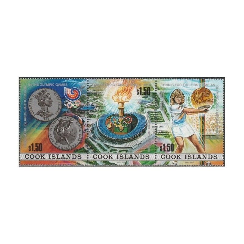 Cook Islands stamps (1988) for sale. Summer Olympic Games Seoul