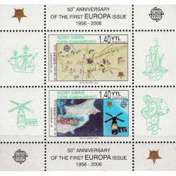 Turkų Kipro pašto ženklai (2006). Serijoms Europa 50 metų