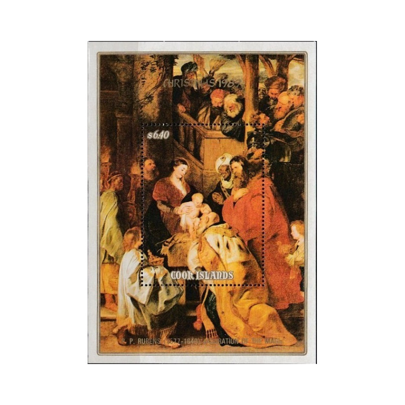 Cook Islands stamps (1989) for sale. Christmas (Rubens painting)