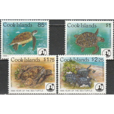 Cook Islands stamps (1995) for sale. Sea turtles