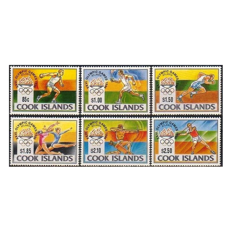 Cook Islands stamps (1996) for sale. Summer Olympic Games Atlanta