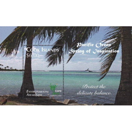 Cook Islands stamps (2010) for sale. Shanghai Expo (Pacific Environment)