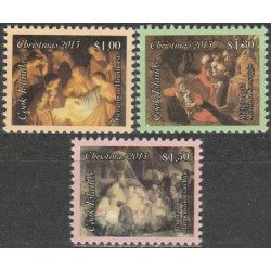 Cook Islands stamps (2015) for sale. Religious paintings