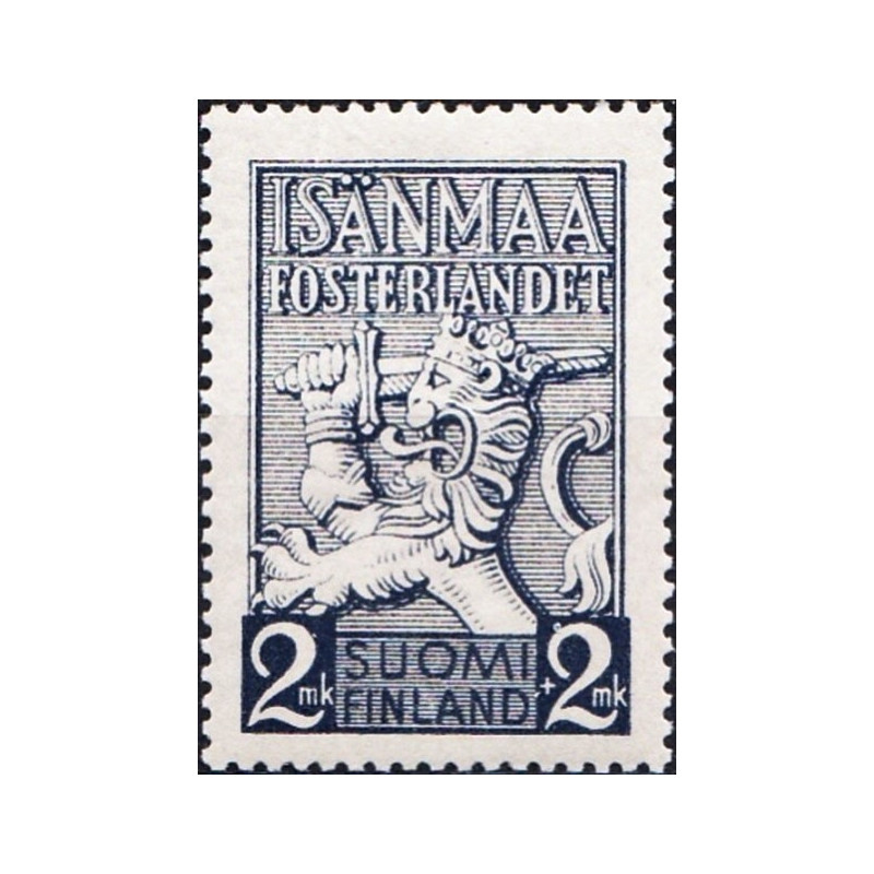 Suomijos pašto ženklai (1940). Už tėvų žemę (heraldika)