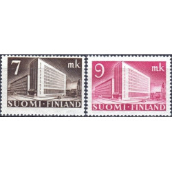Suomijos pašto ženklai (1942). Pašto pastatas Helsinkyje