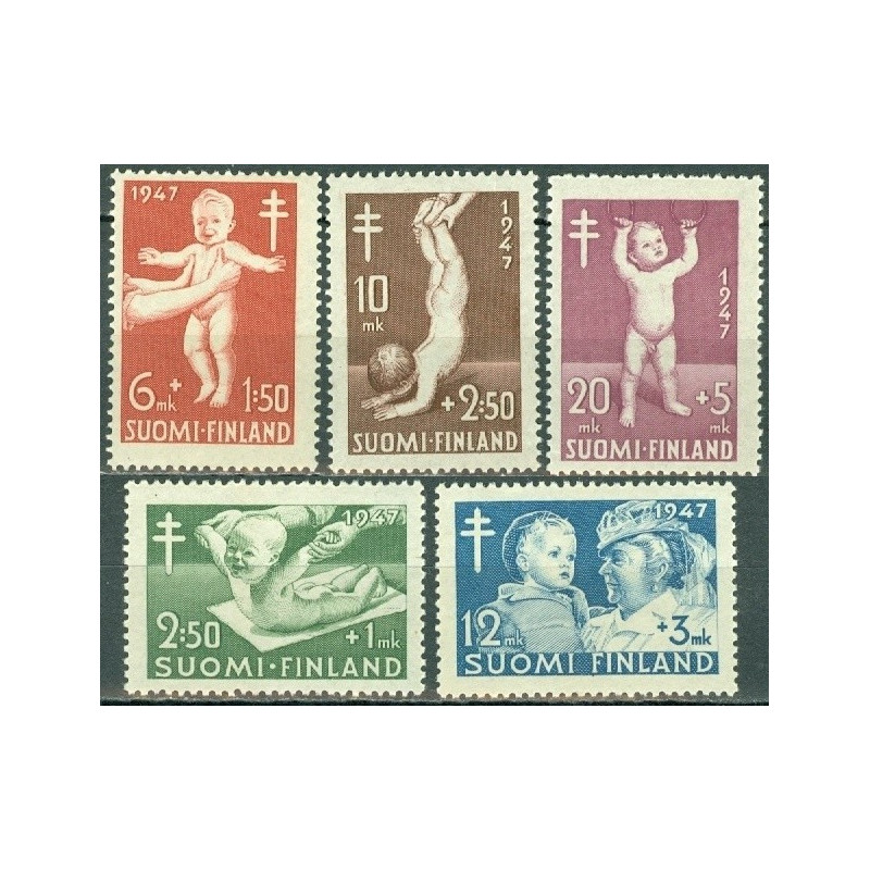 Finland stamps (1947) for sale. Anti-TB campaign