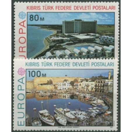Turkų Kipro pašto ženklai (1977). Kraštovaizdžiai