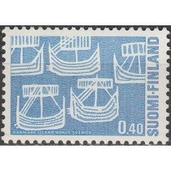 Suomijos pašto ženklai (1969). Skandinavijos pašto istorija