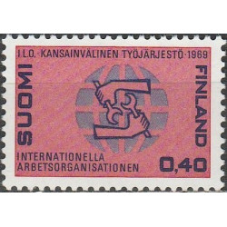 Suomijos pašto ženklai (1969). Tarptautinė Darbo Organizacija