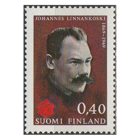 Suomijos pašto ženklai (1969). Žurnalistas