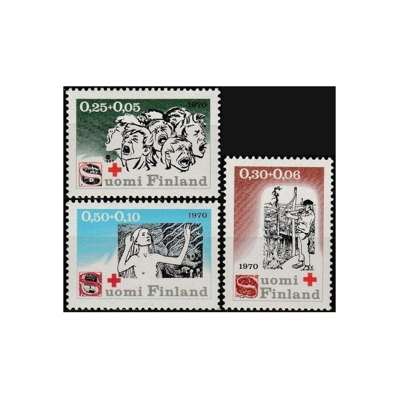 Suomija 1970. Raudonasis Kryžius (literatūros kūrinio iliustracijos)