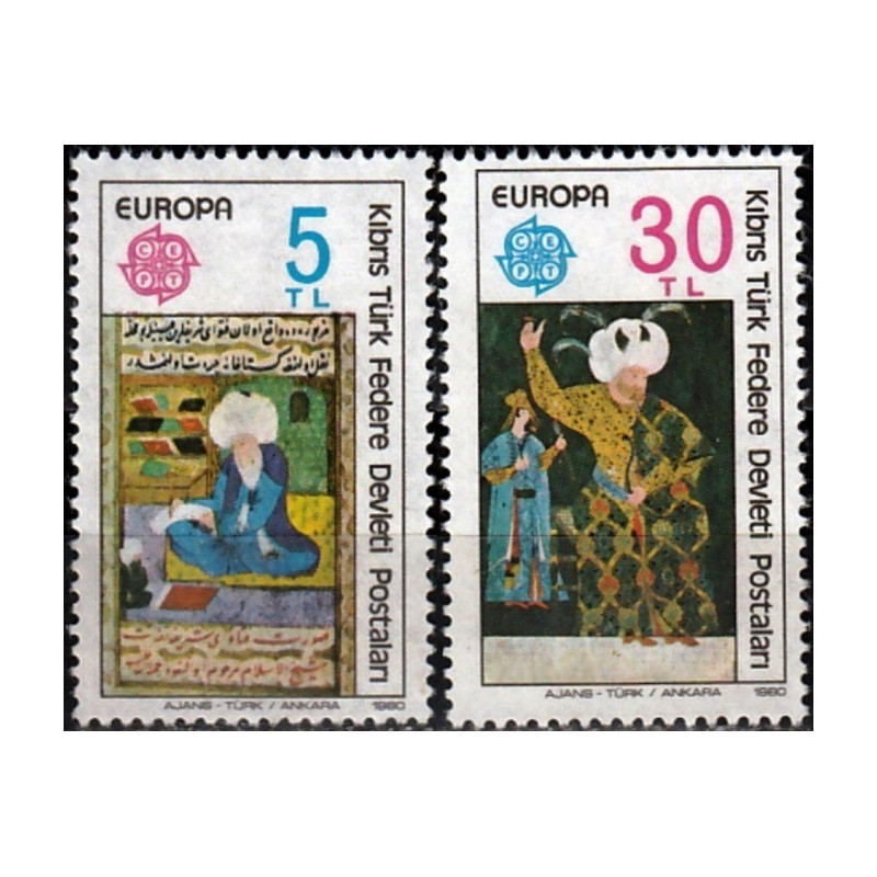 Turkų Kipro pašto ženklai (1980). Žymūs žmonės
