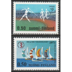 Suomijos pašto ženklai (1971). Sportas