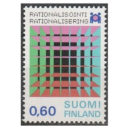 Suomijos pašto ženklai (1974). Racionalizavimas