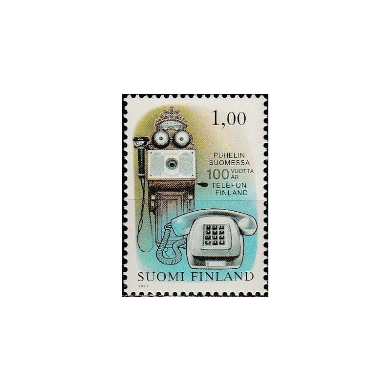 Finland stamps (1977) for sale. Centenary telephone