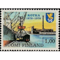 Suomijos pašto ženklai (1978). Miestui Kotka 100 metų