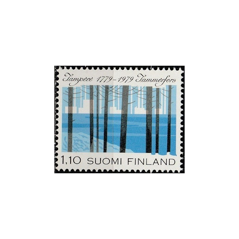Suomijos pašto ženklai (1979). Tamperės miestui 200 metų