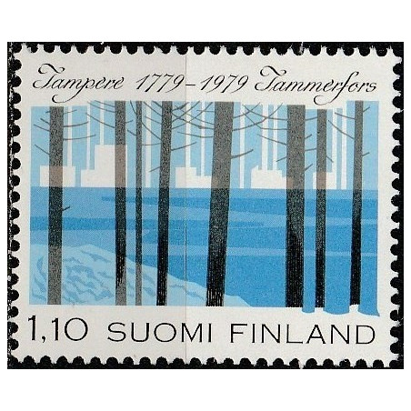 Suomijos pašto ženklai (1979). Tamperės miestui 200 metų