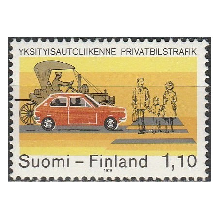 Suomijos pašto ženklai (1979). Kelių transportas