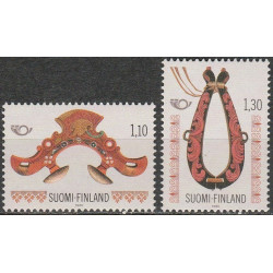 Suomijos pašto ženklai (1980). Tradiciniai rankdarbiai