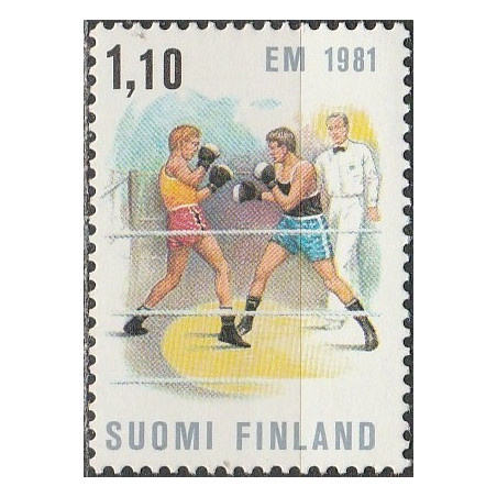 Suomijos pašto ženklai (1981). Boksas