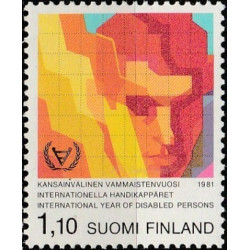 Suomijos pašto ženklai (1981). Tarptautiniai neįgaliųjų metai